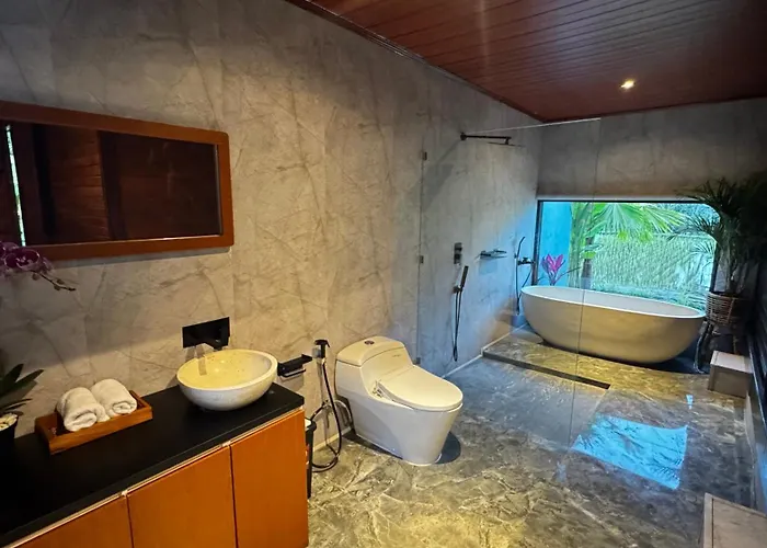 ヴィラ Eco Oasis Wooden Ubud テガララン